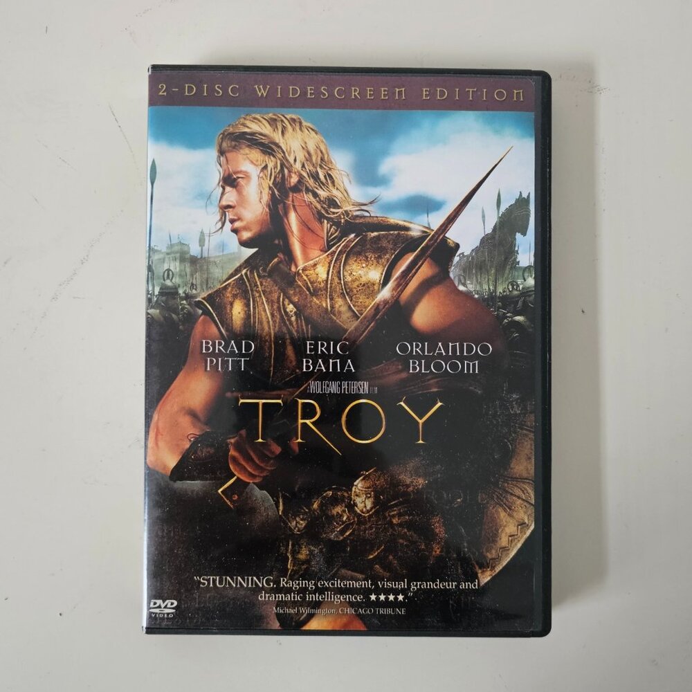Troy DVD 2004 Widescreen 2 Disc Special - Brad Pitt, Eric Bana, Orlando Bloom